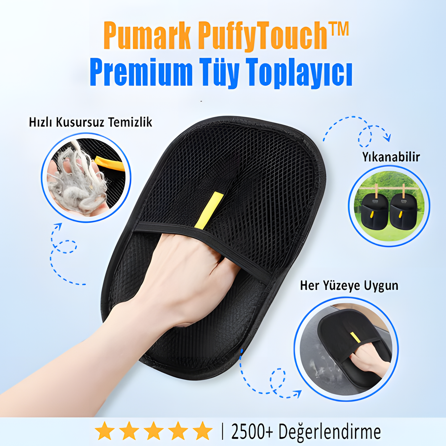 Pumarks PuffyTouch™ Premium Tüy Toplayıcı